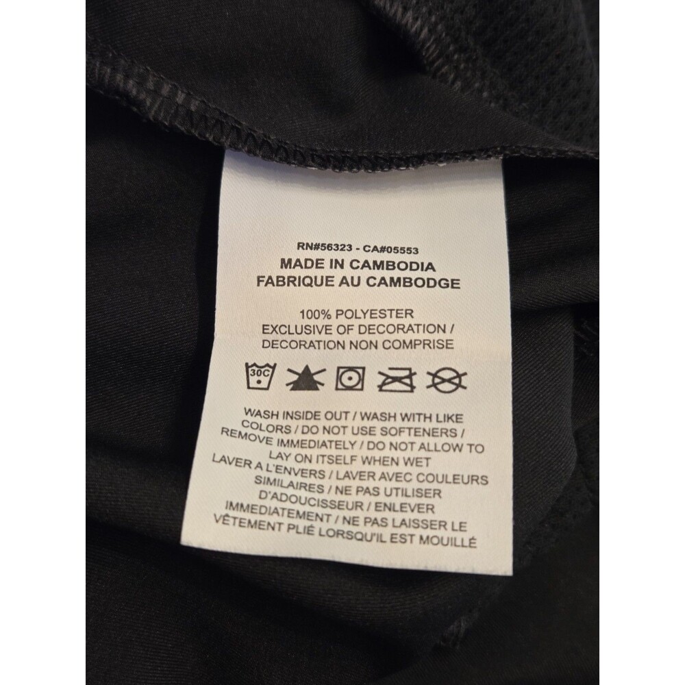 Nike Dri-FIT Men's XL Black Tapered Running Training Pants Ankle Zip Pockets - Picture 6 of 9